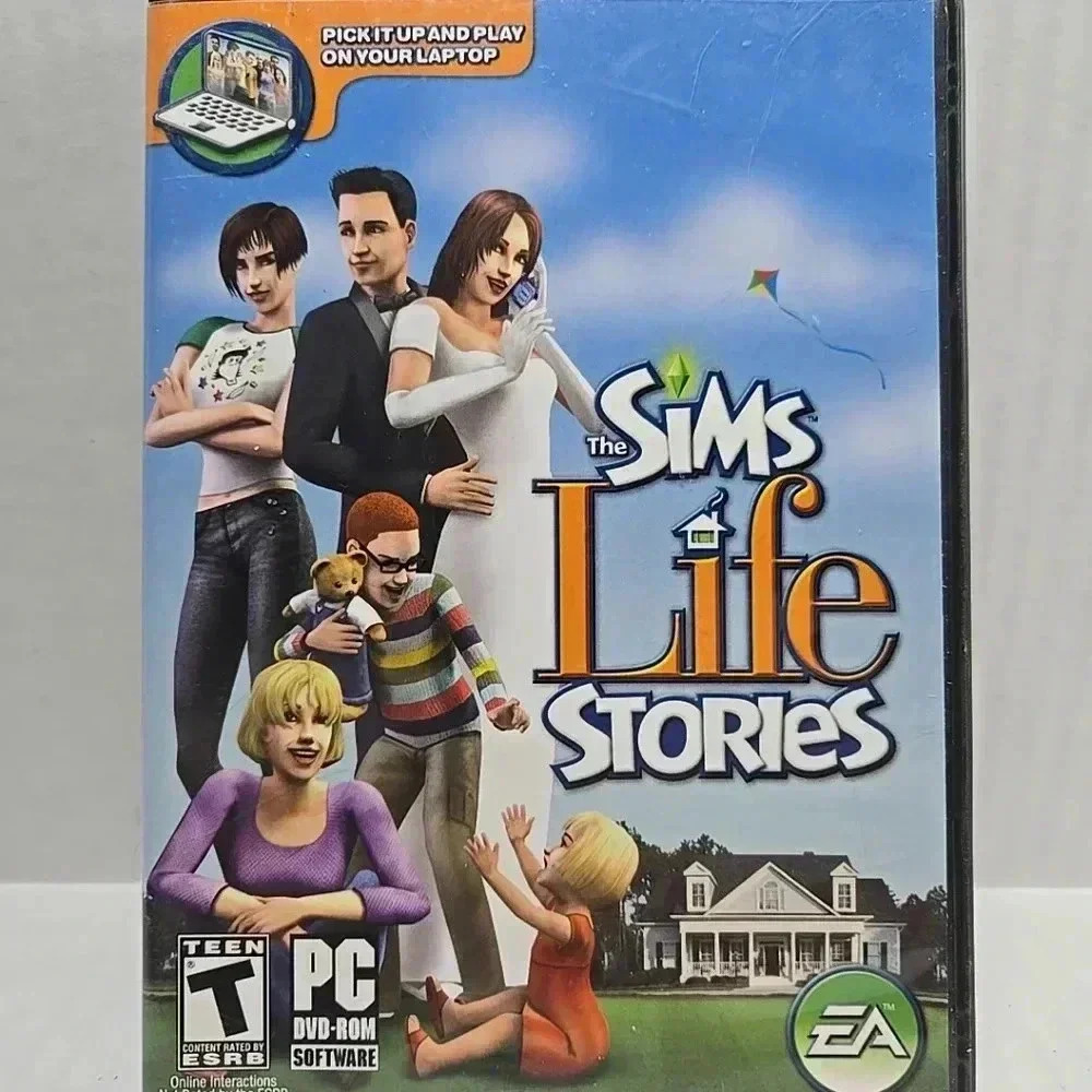 The Sims Life Stories (PC DVD-ROM) CIB COMPLETE w/ Key